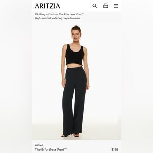 Aritzia Effortless Pant - Black